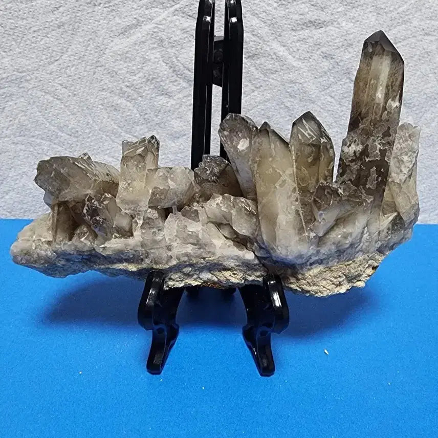[BUNJANG] Natural Crystal Smoky Quartz Cluster Raw Stone / 천연크리스탈 스모키 쿼츠  클러스터 원시 원석