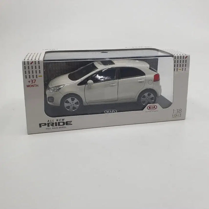 [BUNJANG] Domestic Mini Car All New Pride 1:38 Scale White / 국산미니카  올 뉴 프라이드