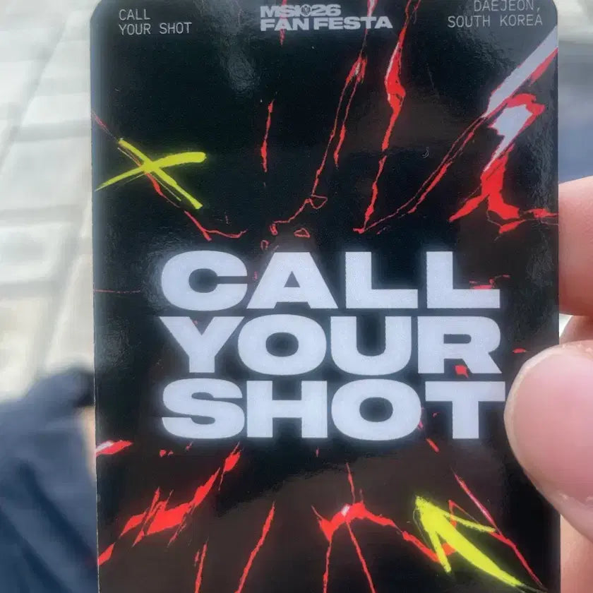 [BUNJANG] Faker MSI Call Your Shot Photocard / Msi 대전 페이커 포토카드  call your shot 팝니다
