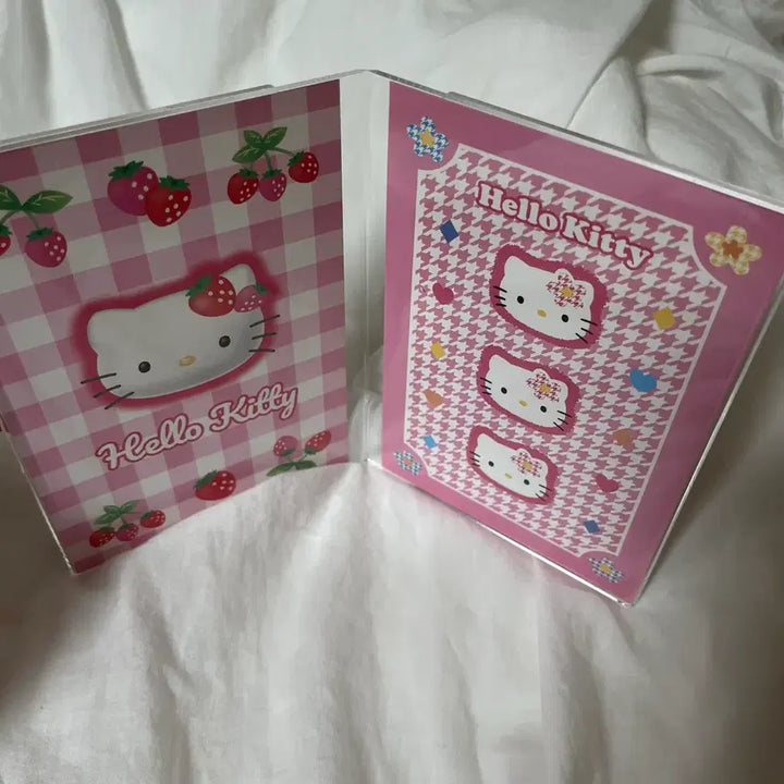 [BUNJANG] Hello Kitty Stationery Postcard Acrylic Frame / 헬로 키티 문방구 엽서 포스트 카드 아크릴 액자 카오 하나 딸기