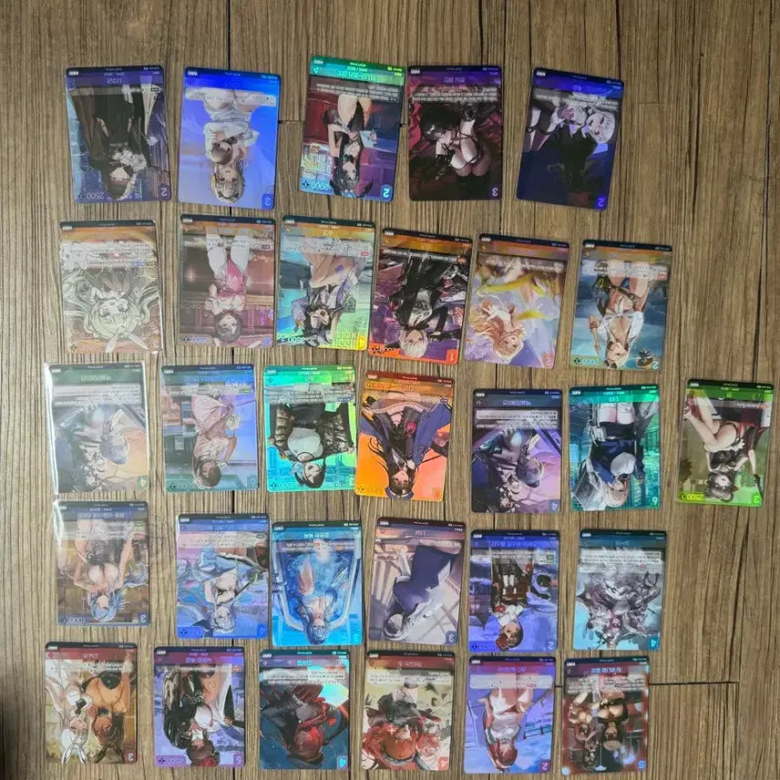 [BUNJANG] NIKKE Goddess of Victory Attribute SR Card Bundle Set / 니벨아레나 니케 속성별 SR등급 카드 일괄판매
