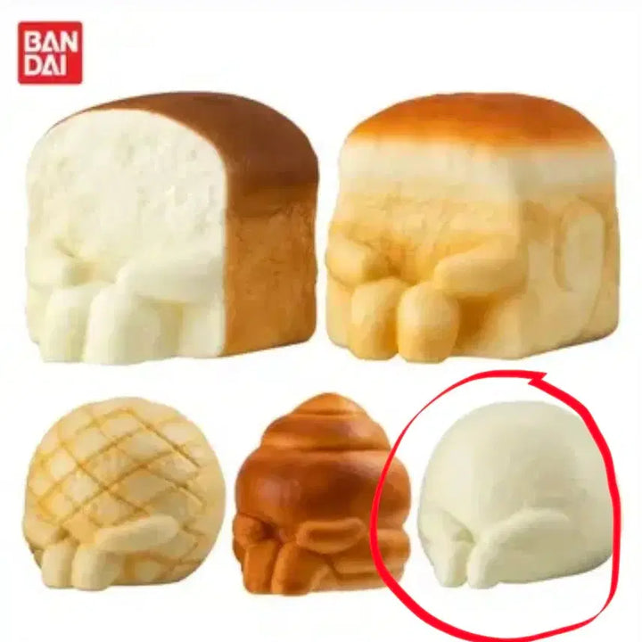 [BUNJANG] Big Size Squishy Bread Dough Gacha Toy (New) / 언제오려나 말랑말랑 빵 빅사이즈 가챠 빵반죽(새상품)
