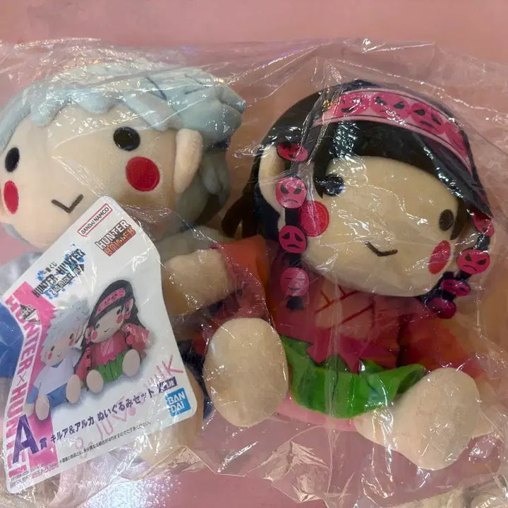 [BUNJANG] Hunter x Hunter Ichiban Kuji Prize A Killua &amp; Alluka Plush Set (Sealed) / 미개봉 내수용) 헌터x헌터 헌터헌터 쿠지 제일복권 A상