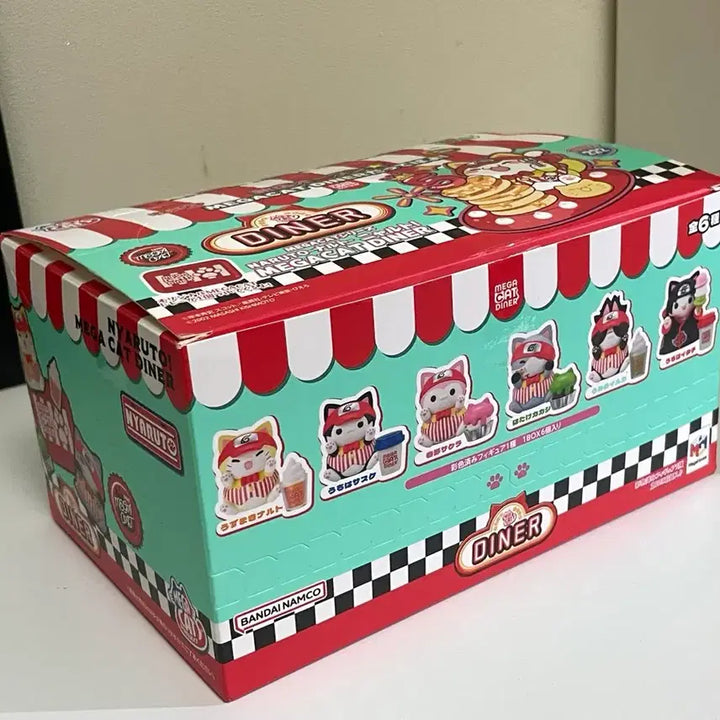 [BUNJANG] Megahouse Naru Naru Dinner Box Kakashi Sasuke Itachi Sakura / 나루토 메가캣 냐루토 디너 다이너 풀박스 카카시 사스케 이타치 사쿠라
