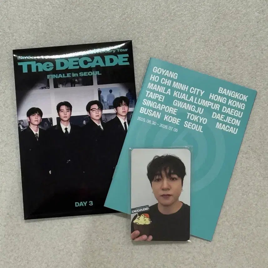 [BUNJANG] Day6 The Decade Encore Concert Entry Kit Photocard / 데이식스 더 데케이드 앙콘 입장키트 포카