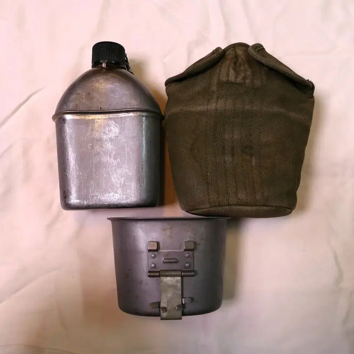 [BUNJANG] US Military M-1956 Canteen Set (1945/1963) / 베트남전 미군 M-1956 1945년 +1963년 수통 세트