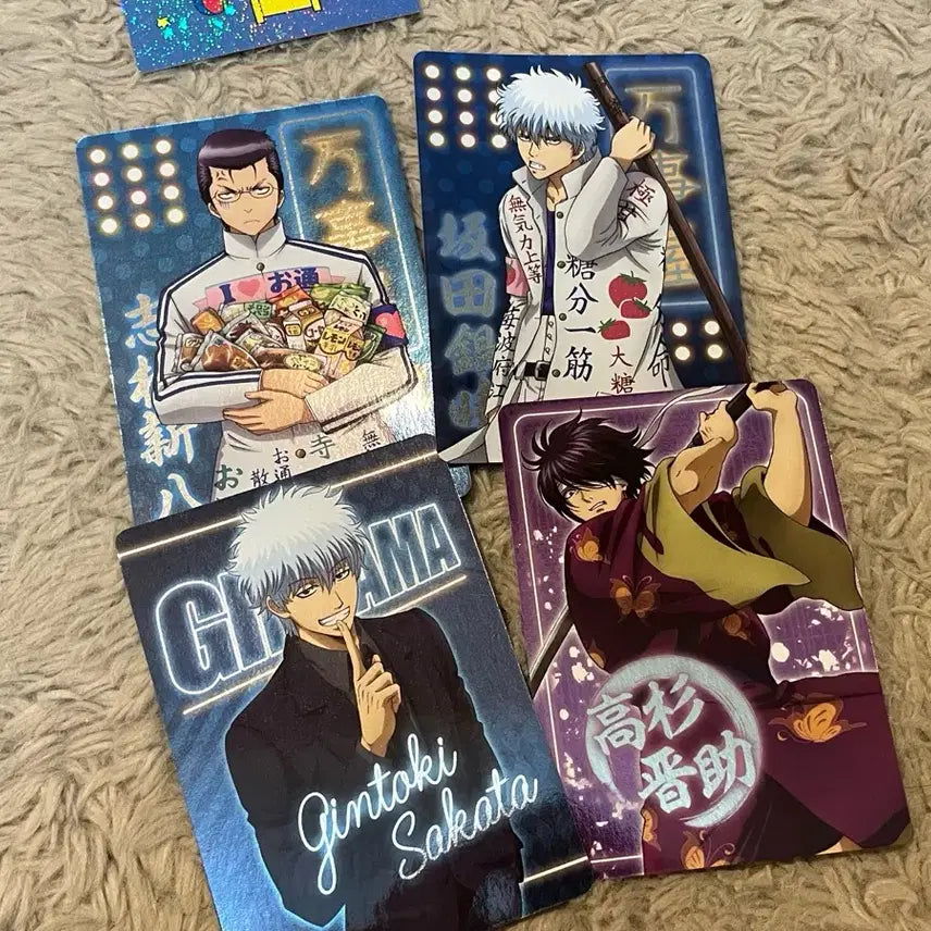 [BUNJANG] Gintama x Sanrio China Illustration Photocard Set (12 pcs total) / 은혼 차이나 일러스트 포토카드 10종, 산리오2종 일괄 긴토키 히지카타