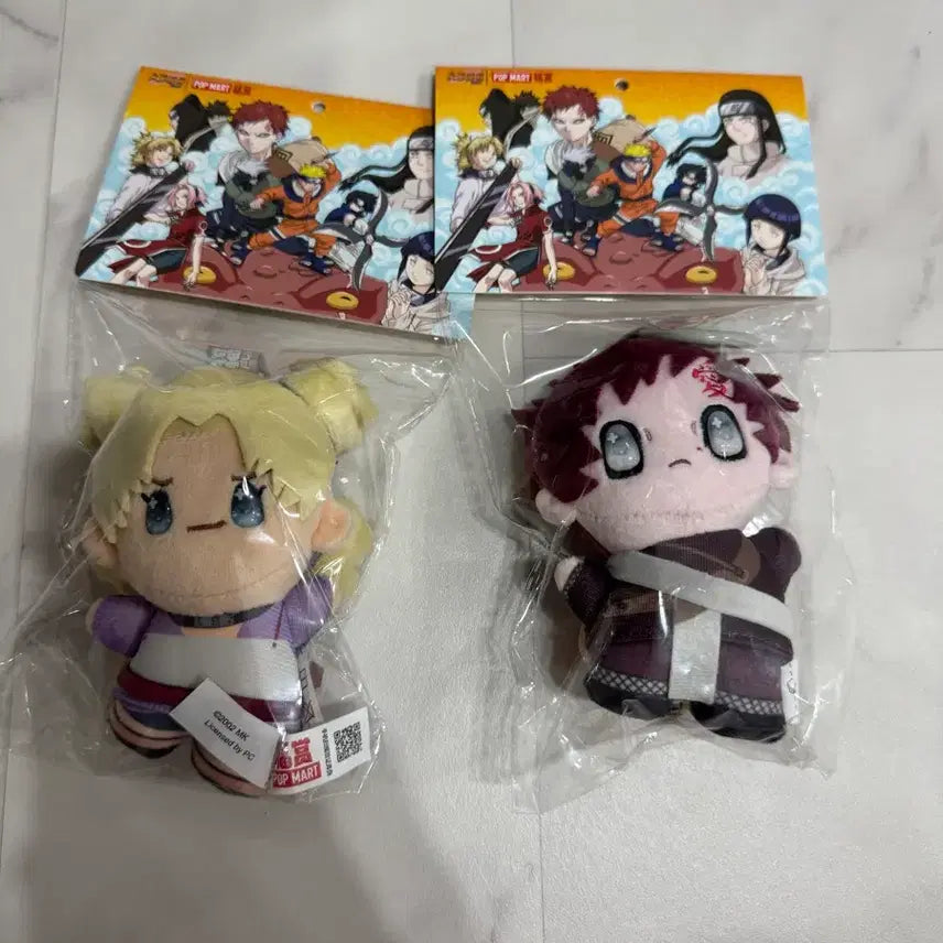 [BUNJANG] Naruto China Lottery Gaara &amp; Temari 2-Doll Set (Sealed) / 나루토 중국쿠지 가아라 테마리 인형 2종 세트 미개봉