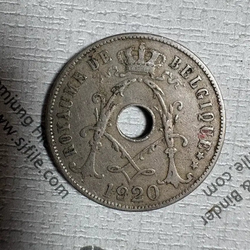 [BUNJANG] Belgium 1920 25 Centimes Coin / 벨기에 1920년 25상팀 동전