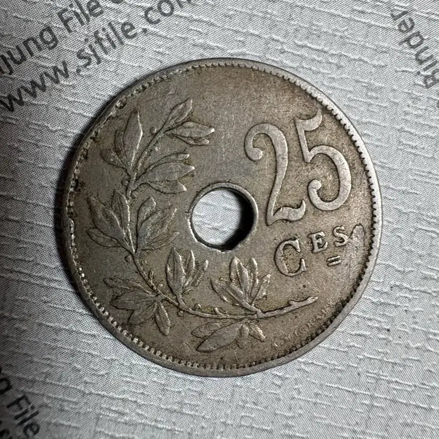 [BUNJANG] Belgium 1920 25 Centimes Coin / 벨기에 1920년 25상팀 동전