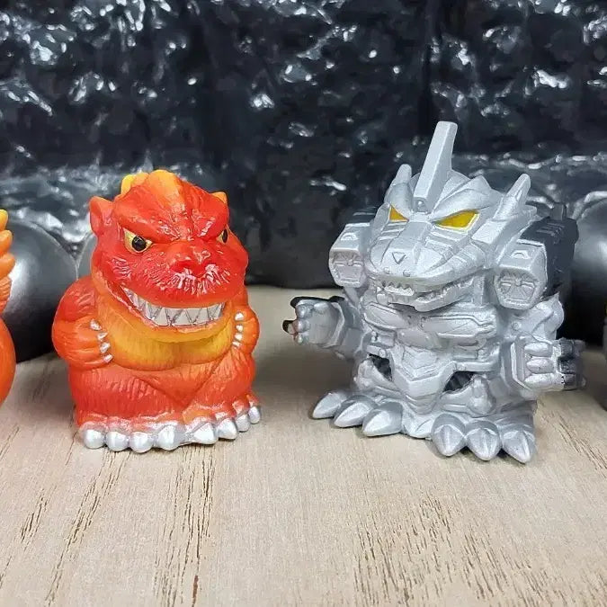 [BUNJANG] Godzilla Gacha Set (4 Types) Unsealed / 고질라 가차 4종 개봉 미전시