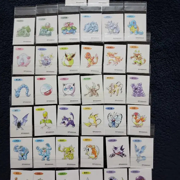 [BUNJANG] Pokemon 30th Anniversary Stickers Bundle Set / 포켓몬 띠부씰 신상 30주년 일괄 판매