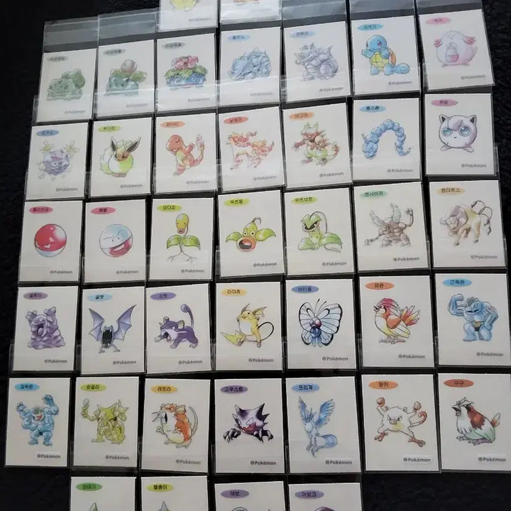 [BUNJANG] Pokemon 30th Anniversary Stickers Bundle Set / 포켓몬 띠부씰 신상 30주년 일괄 판매