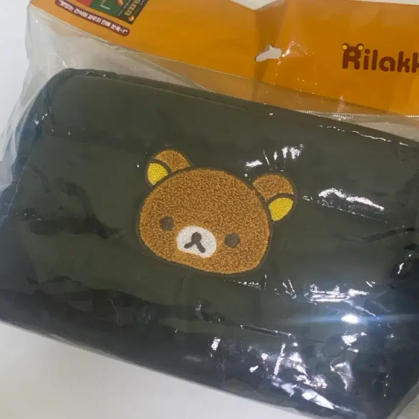 [BUNJANG] CU Rilakkuma Padded Pouch / CU 씨유콜라보 리락쿠마 패딩 파우치