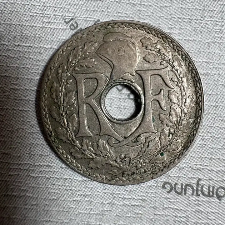 [BUNJANG] 1917 France 25 Centimes Coin / 완미사용 1917년 프랑스 25센트 동전