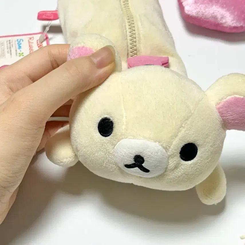 [BUNJANG] Vintage Rilakkuma Korilakkuma Pencil Case Plush Doll / 고전 코리락쿠마 필통 인형