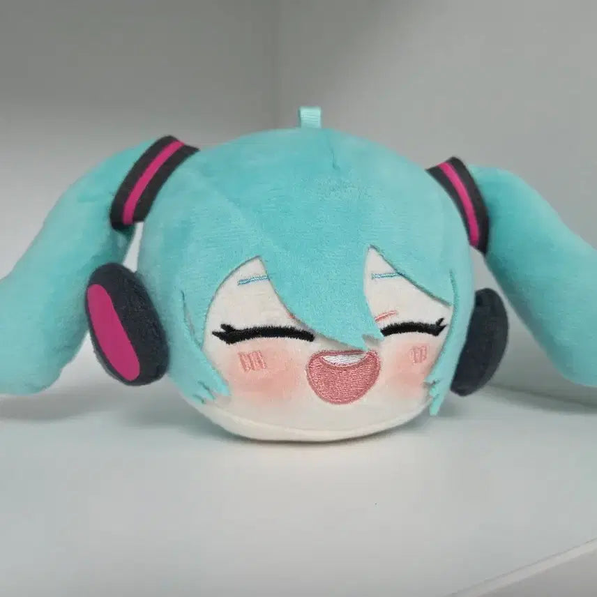 [BUNJANG] Hatsune Miku Hongdae Pop-Up Festival Face Keyring Plush Doll Mascot Nuigurumi / 하츠네 미쿠 홍대 팝업 감사제 페이스 키링 인형 마스코트 누이구루미