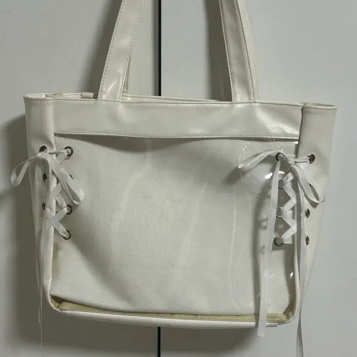 [BUNJANG] White Lace Ita Bag / 화이트 레이스 이타백