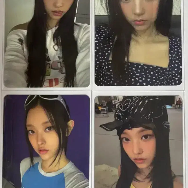 [BUNJANG] NewJeans Haerin Supernatural Pop-up Photocard Bundle Set / 뉴진스 해린 슈퍼내추럴 팝업 포카 4장 일괄 / 강해린 수퍼내추럴 특전