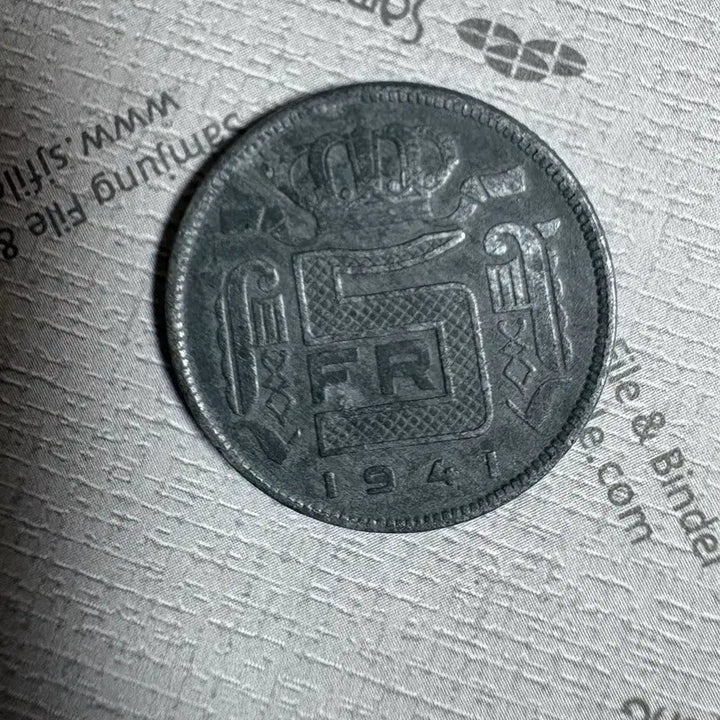 [BUNJANG] Belgium Leopold III 5 Franc Coin / 벨기에 레오폴드 3세 5프랑 동전