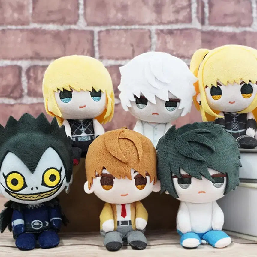 [BUNJANG] Death Note Osowari Mascot Plush Set (Sealed) / (미개봉) 데스노트 오스와리 마스코트 인형 풀박스