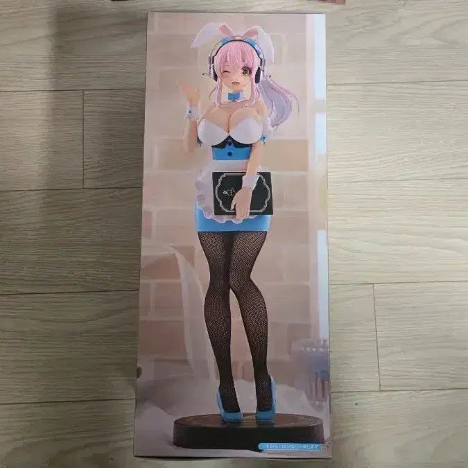 [BUNJANG] Super Sonico Waitress Light Blue Ver. BiCute Figure (Sealed) / 미개봉 슈퍼소니코 비큐트 피규어 웨이트리스 라이트 블루 ver