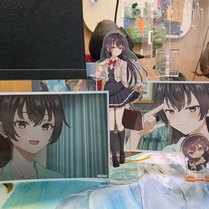 [BUNJANG] RushBucK RosiDere Suou Yuki Acrylic Stand &amp; Card Bundle Set / 러시부끄 로시데레 스오우 유키 아크릴스탠드,카드 일괄