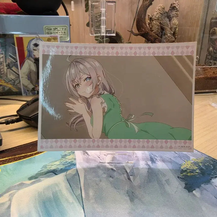 [BUNJANG] RushBucK RosiDere Suou Yuki Acrylic Stand &amp; Card Bundle Set / 러시부끄 로시데레 스오우 유키 아크릴스탠드,카드 일괄