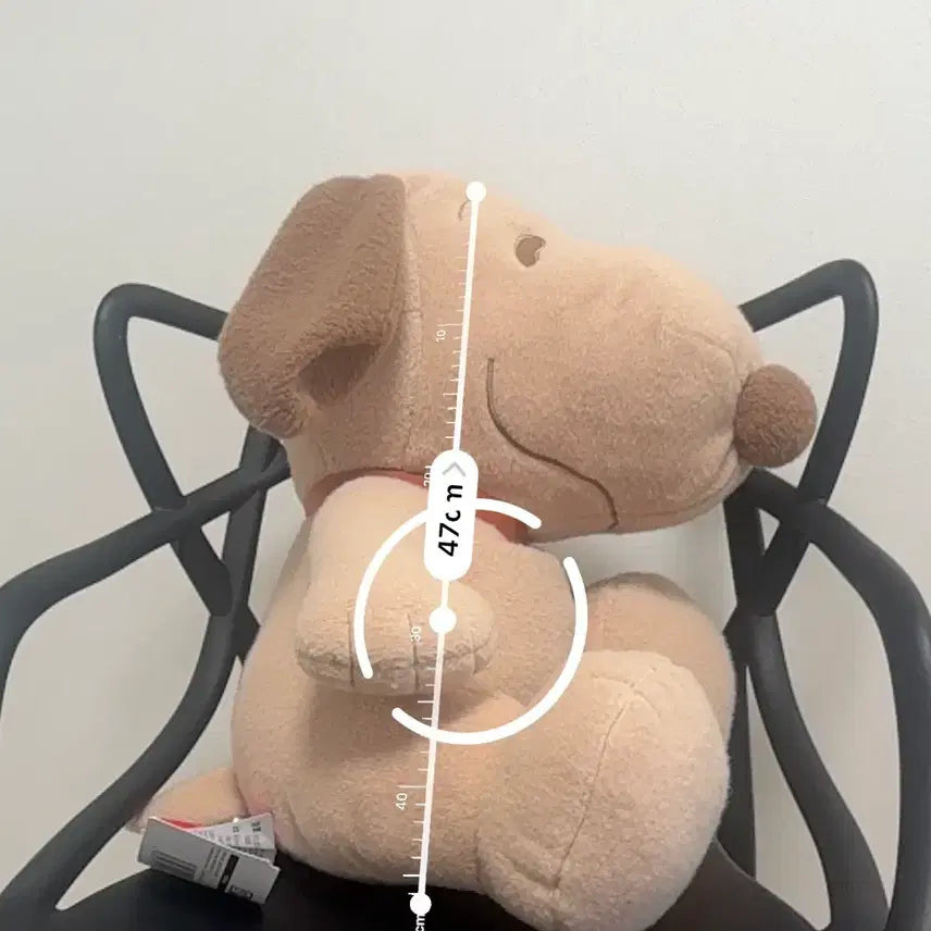 [BUNJANG] PEANUTS Snoopy Beige Large Plush Doll / (일본 정품) 스누피 인형 베이지 대형인형 PEANUTS
