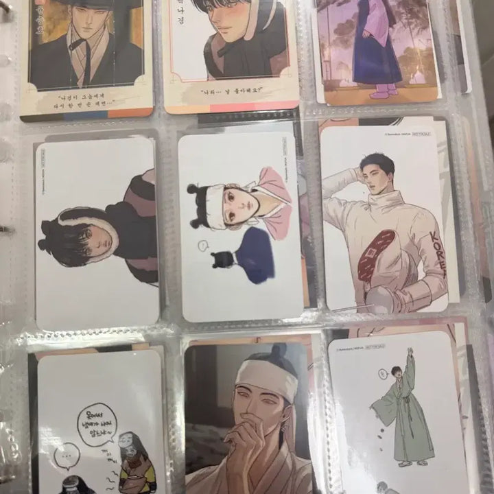 [BUNJANG] Mopon "Nightfall Gallery" Set: Photocard, Coaster, Postcard Bundle / 모펀 야화첩 모펀 포토카드 ,코스터 ,엽서 등 특전 일괄 양도