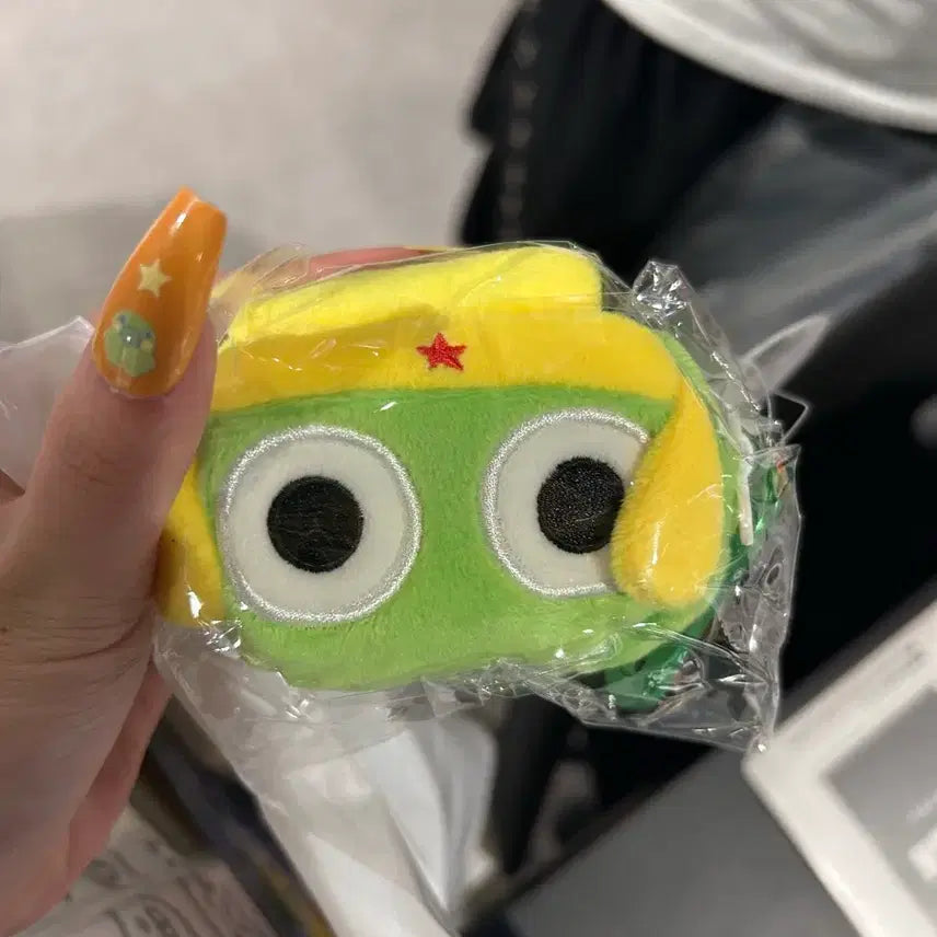 [BUNJANG] Keroro Carabiner Pouch Case for AirPods (Sealed) / 미개봉)케로로 카라비너 파우치 케이스 에어팟