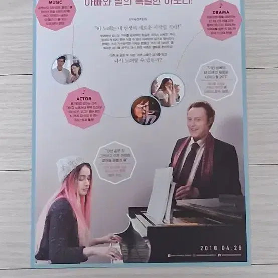 [BUNJANG] Live Again (2016) Film Leaflet - Amber Heard, Christopher Walken / 크리스토퍼워컨 앰버허드 리브어게인(2018년)전단지