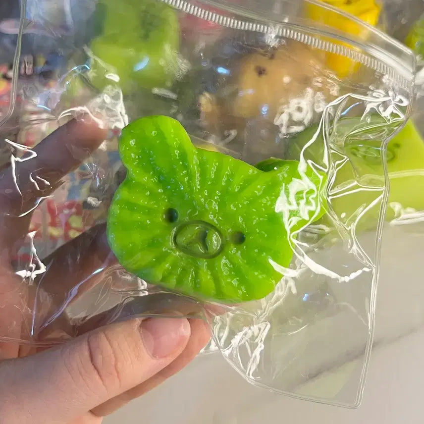 [BUNJANG] Rilakkuma Kiwi Squishy Plush / 새상품) 리락쿠마 말랑이 키위