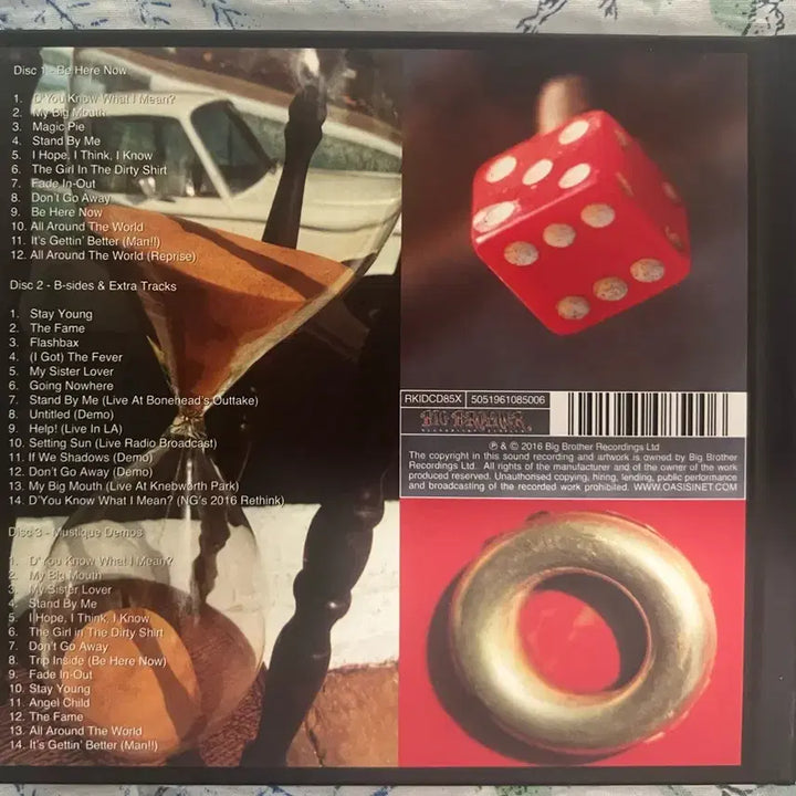[BUNJANG] Oasis Be Here Now 3CD Deluxe Edition (UK Version) / Oasis Be here now 3CD 디럭스 영국판 개봉 팝니다.