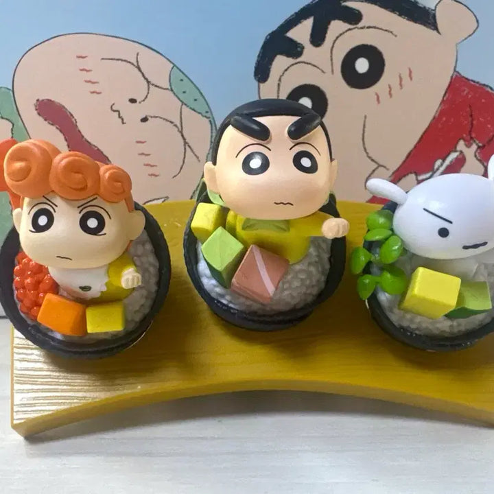 [BUNJANG] Crayon Shin-chan Flying Gimbap Character Figures / 짱구 날아라수제김밥 피규어