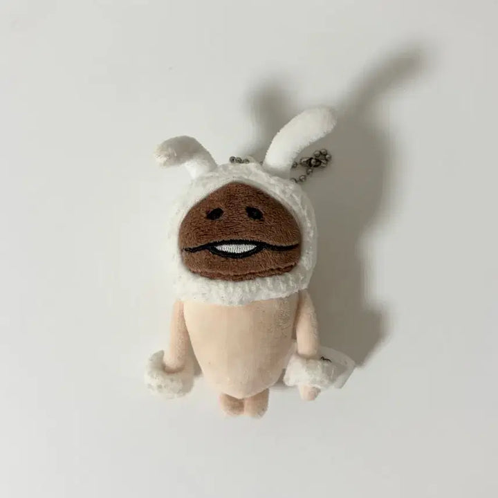 [BUNJANG] Bundle Set - Bunny Nameko Doll Keyring &amp; Wappen / (일괄)토끼 나메코 인형 키링 와펜