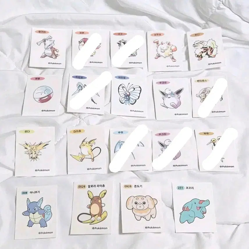 [BUNJANG] Pokemon 30th Anniversary Stickers (14 count) / 포켓몬 30주년 띠부실