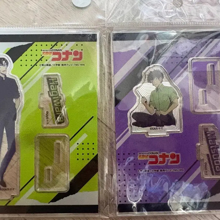 [BUNJANG] Detective Conan Matsuda Hagi Acrylic Set with Bonus / 명탐정코난 마츠다 하기 아크릴 세트