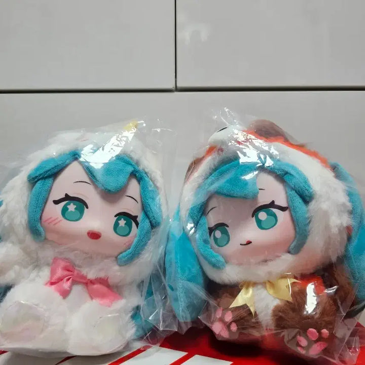 [BUNJANG] Hatsune Miku Forest Animal Plush Set (2 Types) / 하츠네 미쿠 숲속 동물 인형 2종