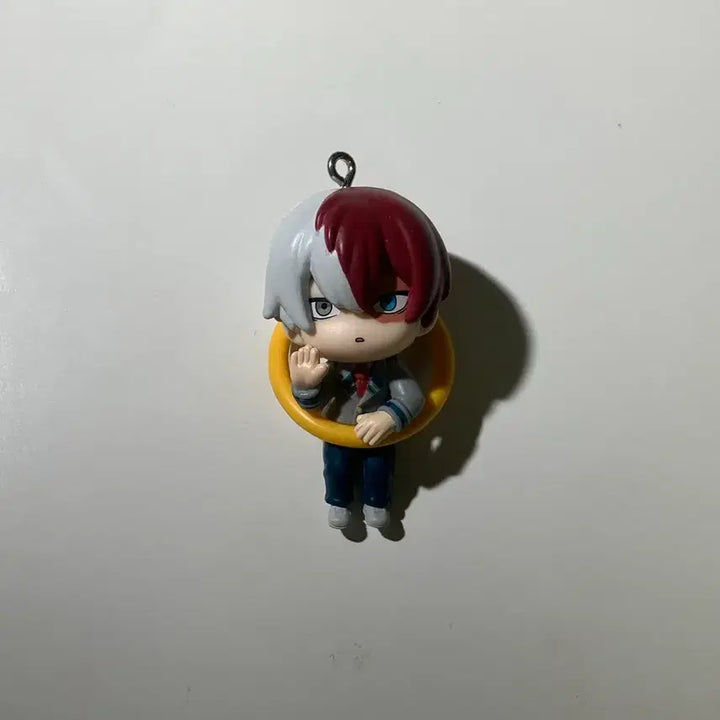 [BUNJANG] My Hero Academia Todoroki Shoto Konnichiwa Acrylic Keychain / 나히아 토도로키 쇼토 곤니치와 키링 가챠