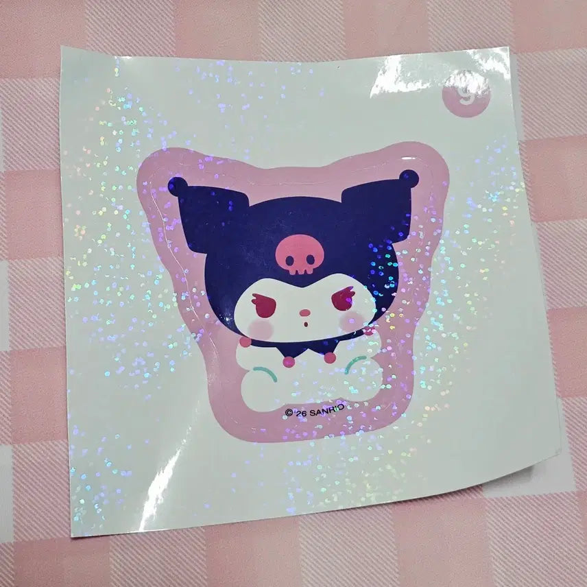 [BUNJANG] Sanrio Sweet Rice Cracker Large Seal Sticker Kuromi / [교환, 판매] 산리오 달콤쌀과자 대형 씰스티커 쿠로미