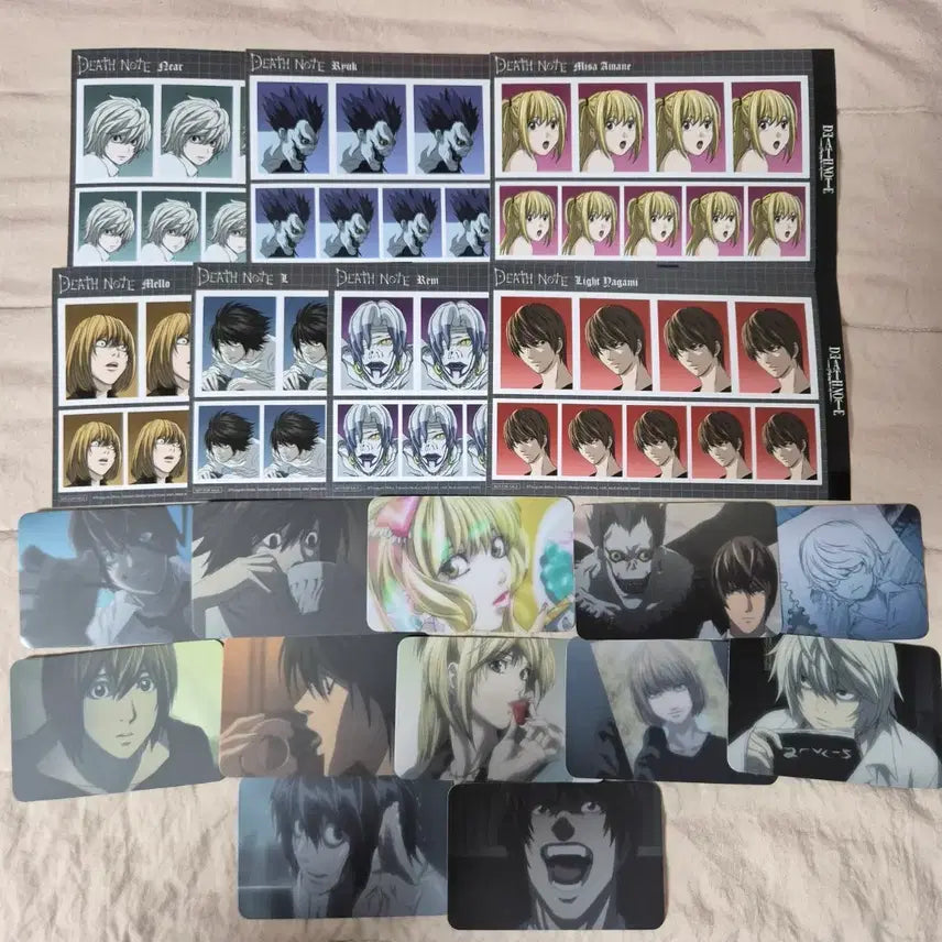 [BUNJANG] Death Note Tunick Collaboration Cafe Special Set Bundle / 데스노트 투니크 특전 세트 일괄