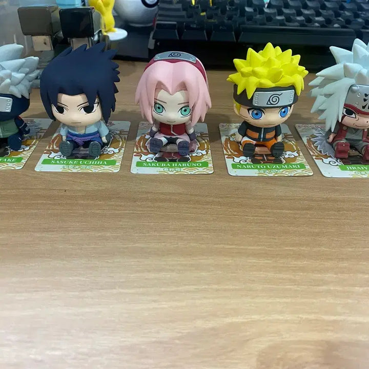 [BUNJANG] Naruto All Sitting Miniature Figures Set (Excluding Secret) / 나루토 eaki 모두 앉아 시팅 피규어 시크릿 제외 전종