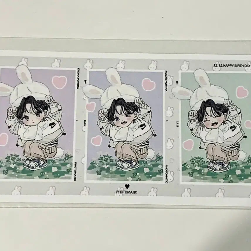 [BUNJANG] Demosth Latecomers Rabeen Postcard Photomatic / 나나님 쨈님 데못죽 막내즈 토끼 래빈 엽서 포토매틱