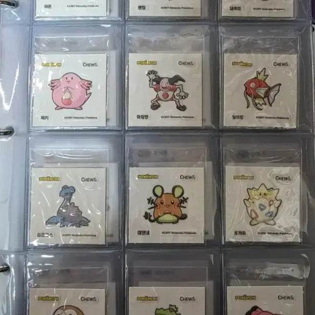 [BUNJANG] Pokemon Chu &amp; Bread Seal Collection (40 Types, All Types) / 단종)포켓몬 츄앤 띠부씰 40종 전종  고구마츄