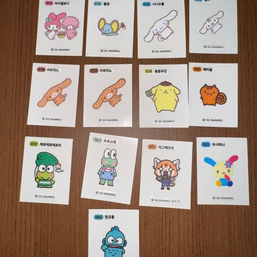 [BUNJANG] Sanrio Sticker Collection / 산리오 띠부씰