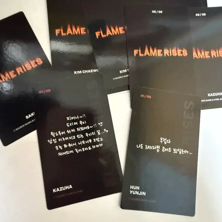 [BUNJANG] Le Sserafim Flame Rises Photocard / 르세라핌 flame rises 포토카드