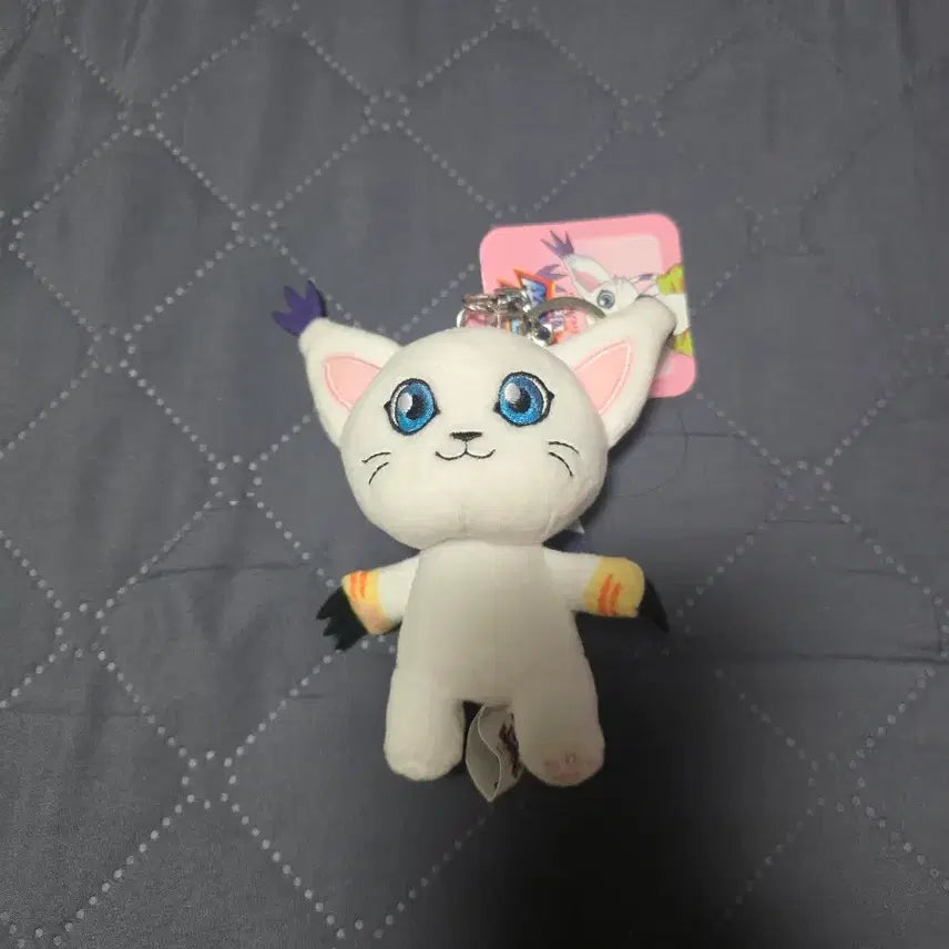 [BUNJANG] Digimon Adventure Gatomon SOFVIMATES Figure + Keyring / 디지몬 어드벤처 가트몬 키링
