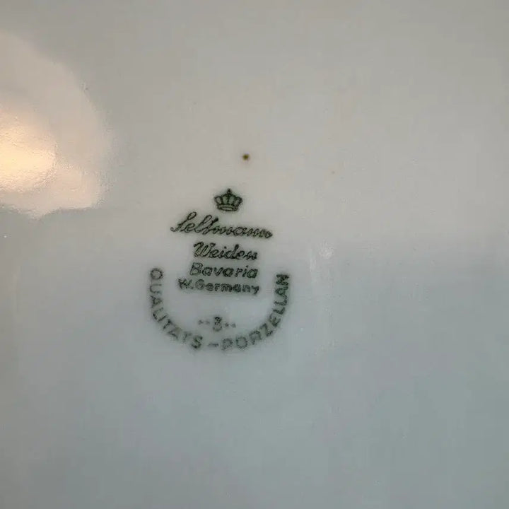 [BUNJANG] 1950s German Vintage Seltmann Weiden Salad Plate / 1950년대 독일 빈티지 젤트만 바이덴 샐러드 접시