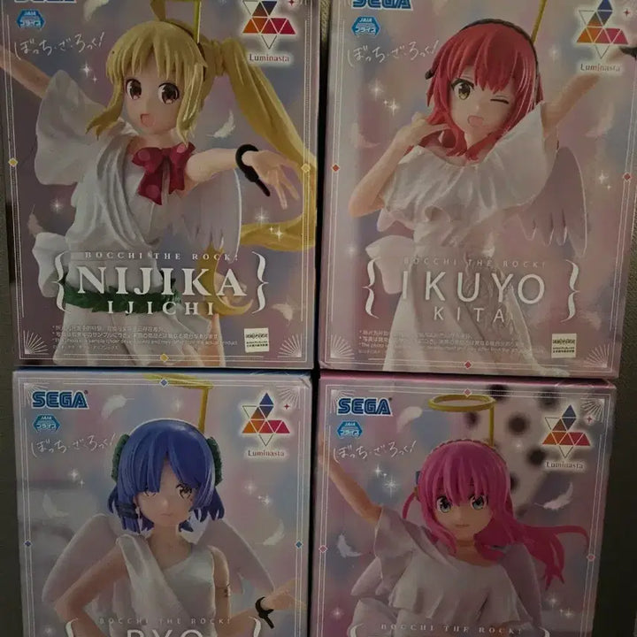 [BUNJANG] Bocchi the Rock! Sega Luminasta 4-Figure Sealed Bundle Set / 미개봉)봇치더락 세가 Luminasta 피규어 4종일괄